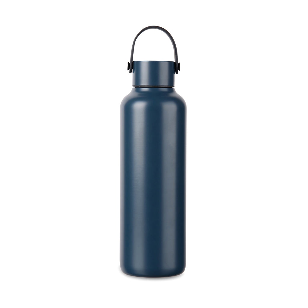 VINGA Baltimore RCS recyc. Edelstahlflasche 600ml – navy blau