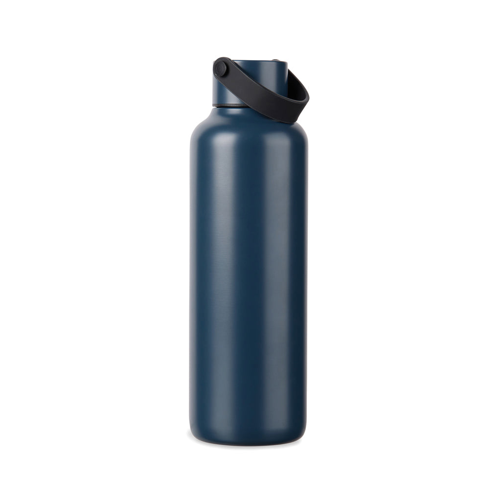 VINGA Baltimore RCS recyc. Edelstahlflasche 600ml – navy blau