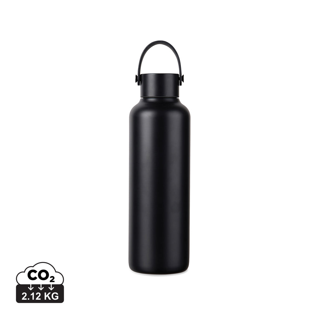 VINGA Baltimore RCS recyc. Edelstahlflasche 600ml – schwarz
