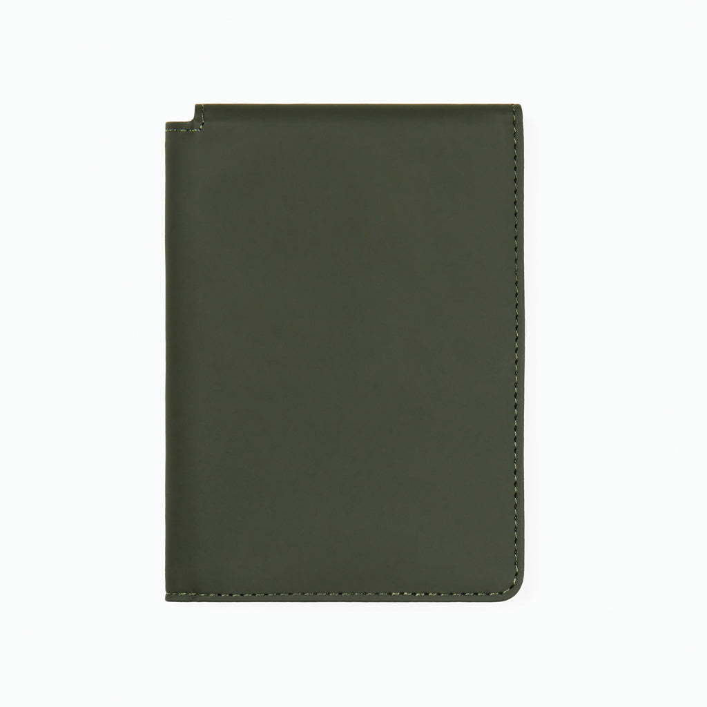 VINGA Baltimore RCS recycelte Polyester-RFID-Reisepasshülle – grün