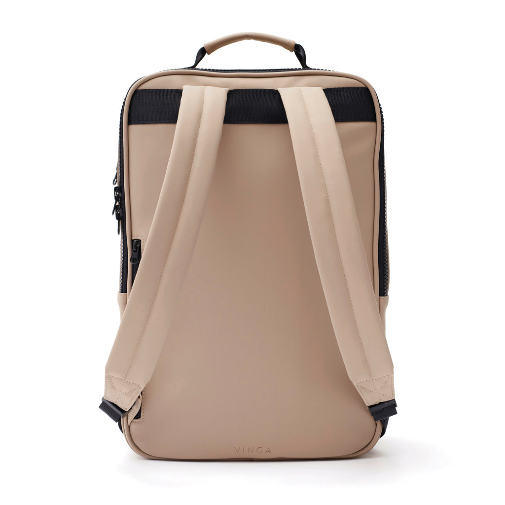 VINGA Baltimore TCS Travel Rucksack – greige