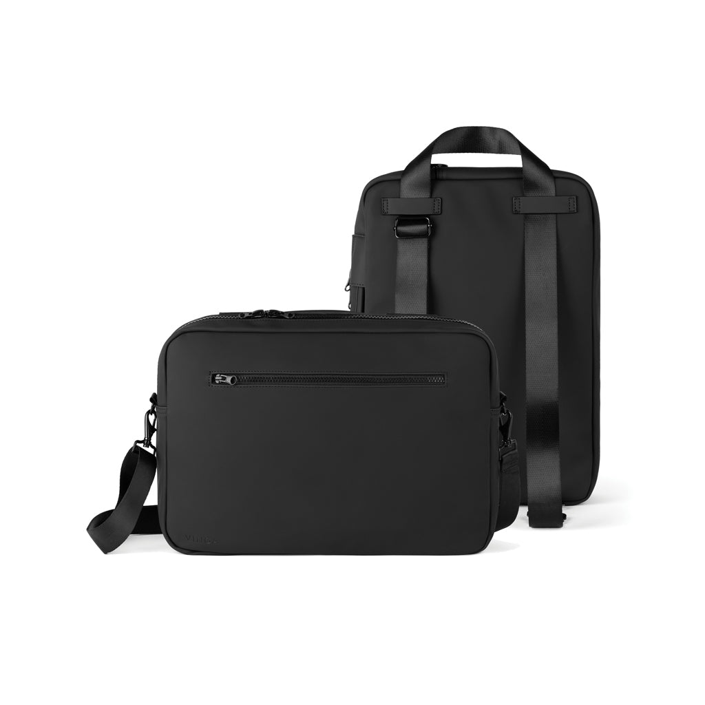 VINGA Baltimore RCS wandelbare Rucksack-Aktentasche – schwarz