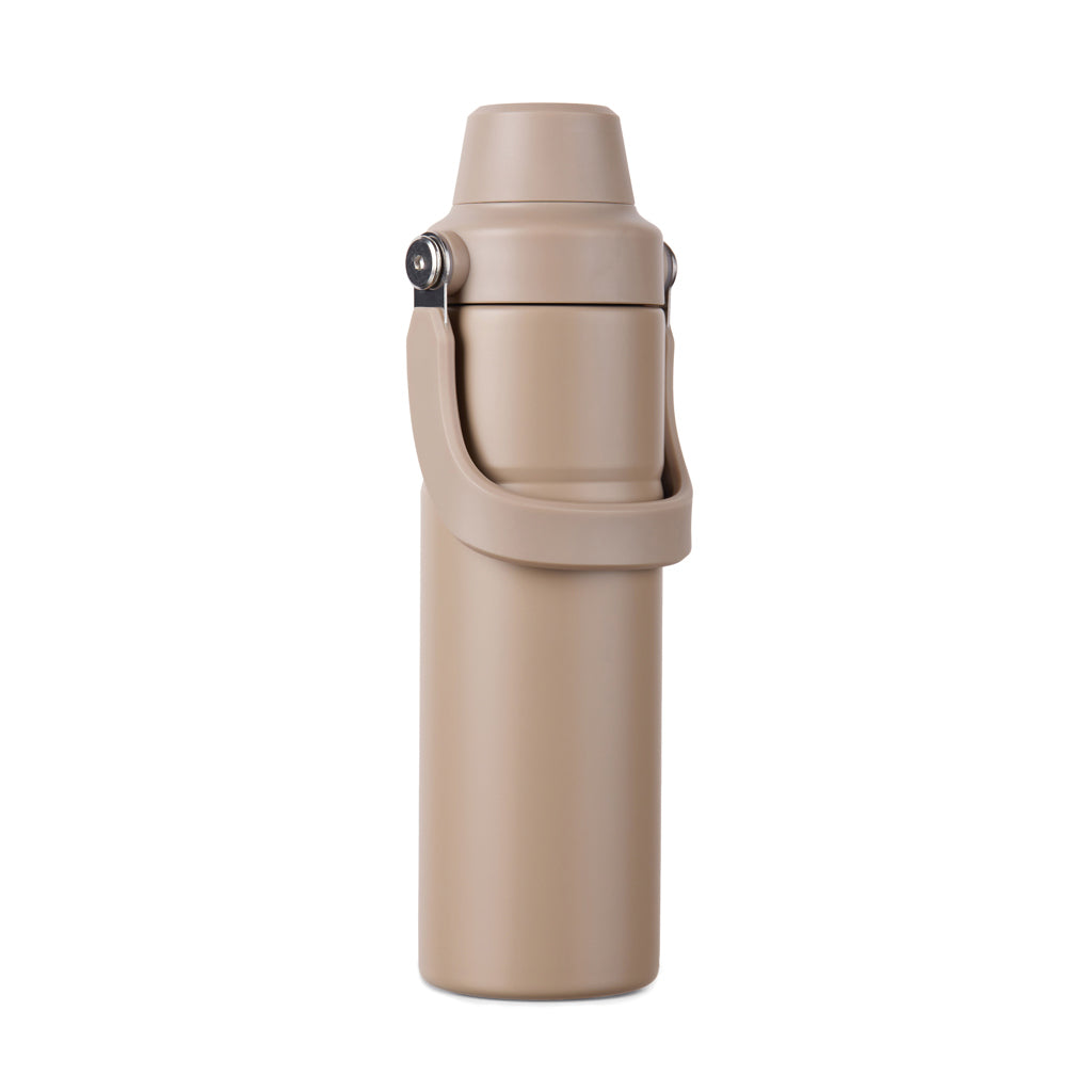 VINGA Baltimore Trek RCS recycelte SS Flasche 600ml – greige