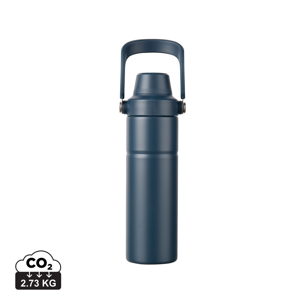 VINGA Baltimore Trek RCS recycelte SS Flasche 600ml – navy blau