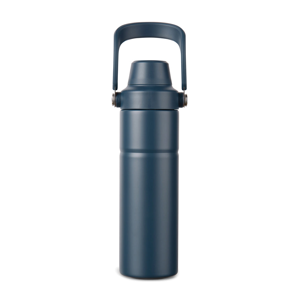 VINGA Baltimore Trek RCS recycelte SS Flasche 600ml – navy blau