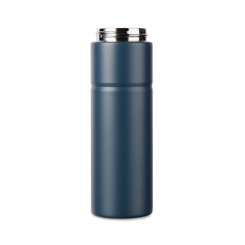 VINGA Baltimore Trek RCS recycelte SS Flasche 600ml – navy blau