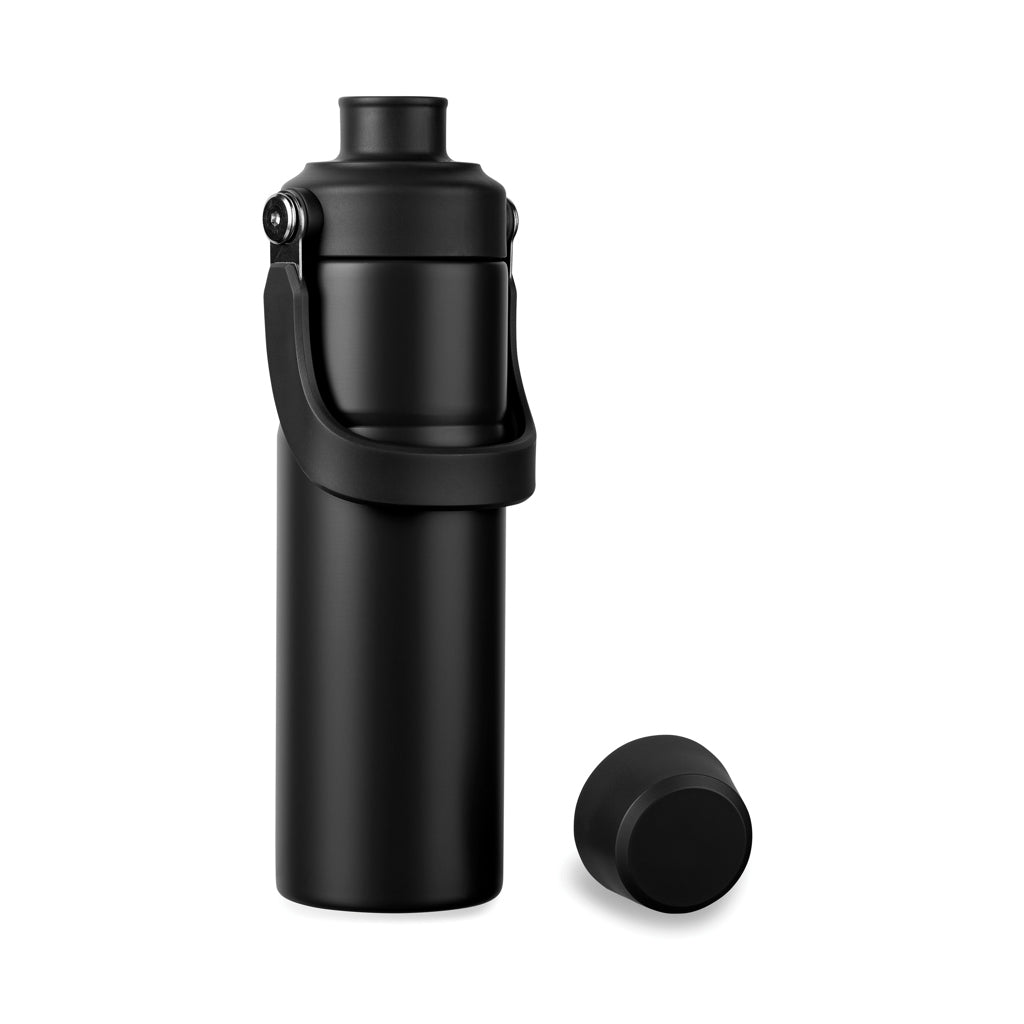 VINGA Baltimore Trek RCS recycelte SS Flasche 600ml – schwarz
