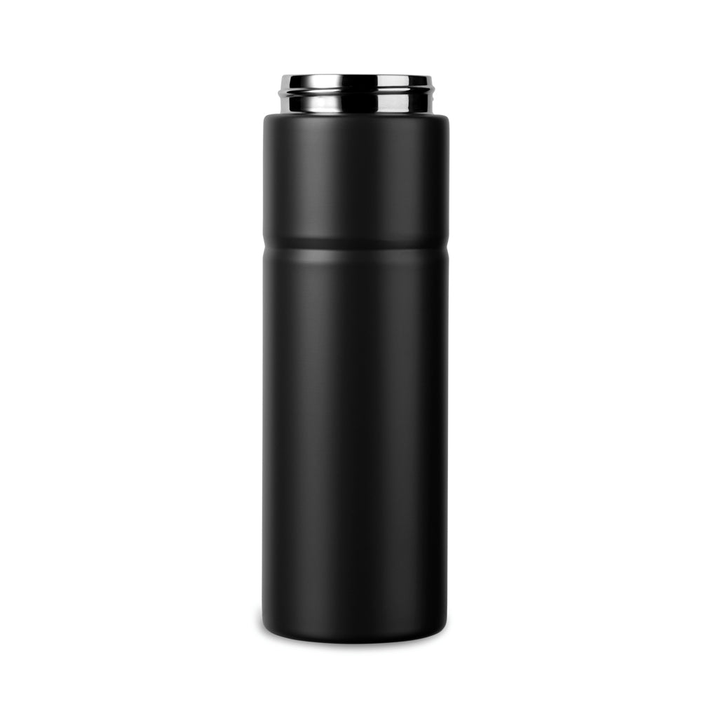 VINGA Baltimore Trek RCS recycelte SS Flasche 600ml – schwarz