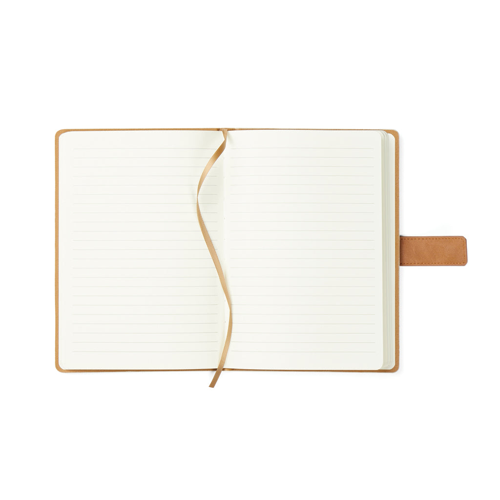 VINGA Bosler Notizbuch aus RCS recyceltem Papier – schwarz