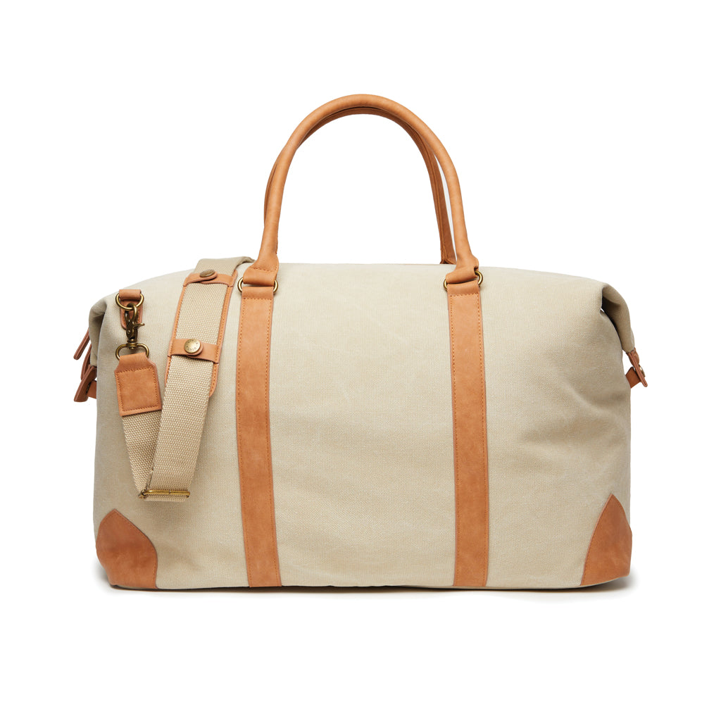 VINGA Bosler Seesack aus RCS recyceltem Canvas – beige