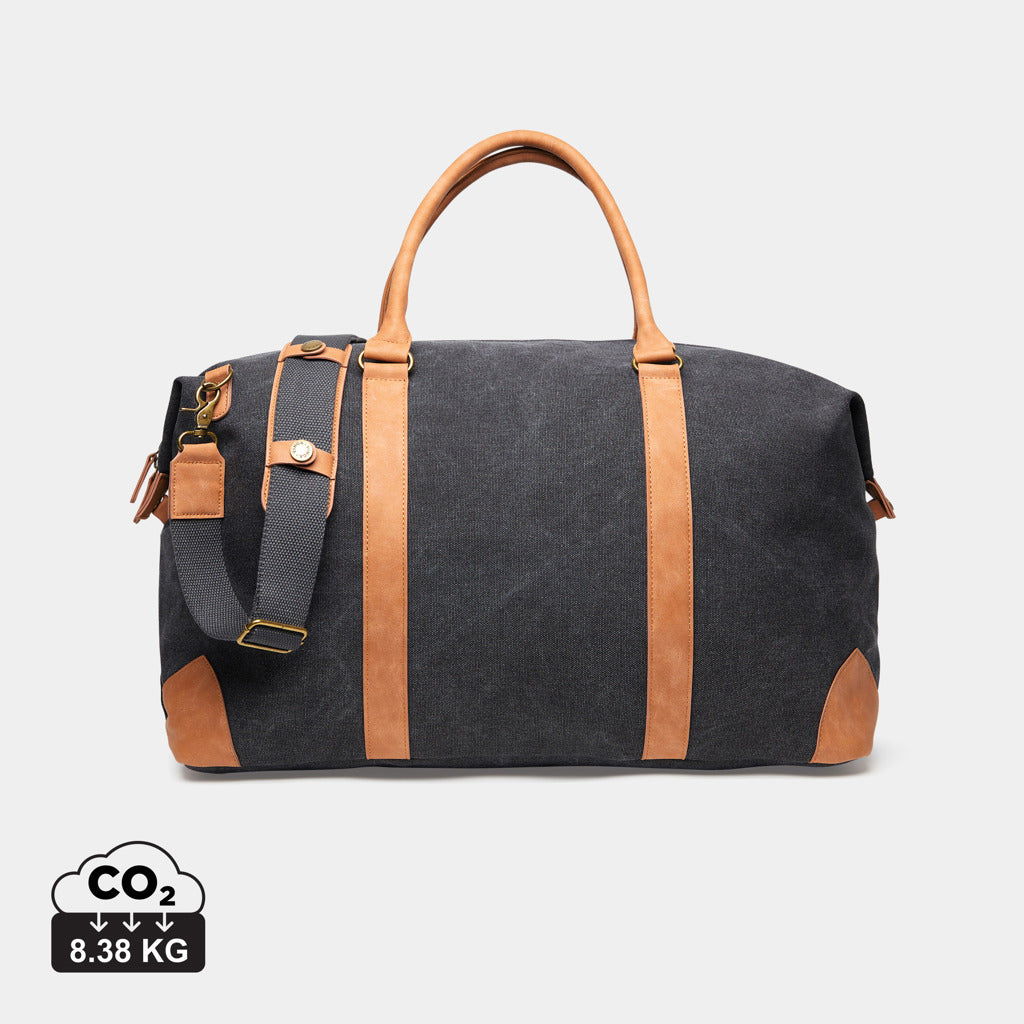 VINGA Bosler Seesack aus RCS recyceltem Canvas – schwarz
