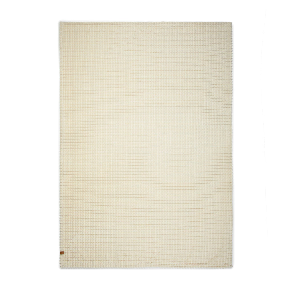 VINGA Branson Decke aus GRS recyceltem PET – beige