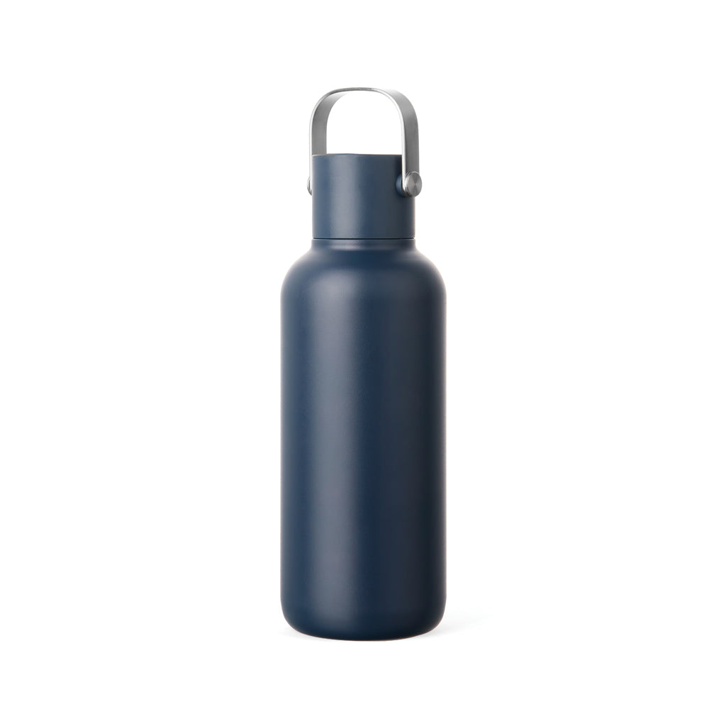 VINGA Cael RCS Stainless-Steel Trinkflasche 600ml – navy blau