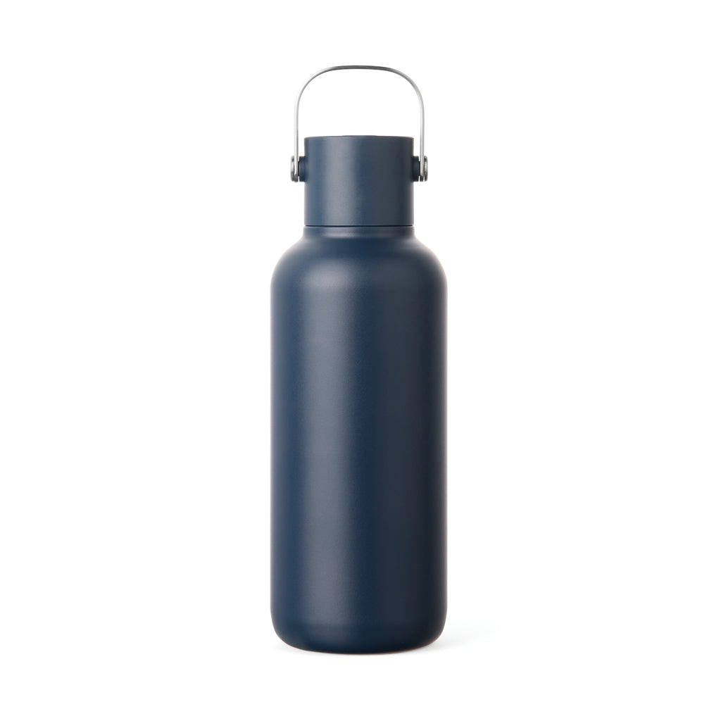 VINGA Cael RCS Stainless-Steel Trinkflasche 600ml – navy blau