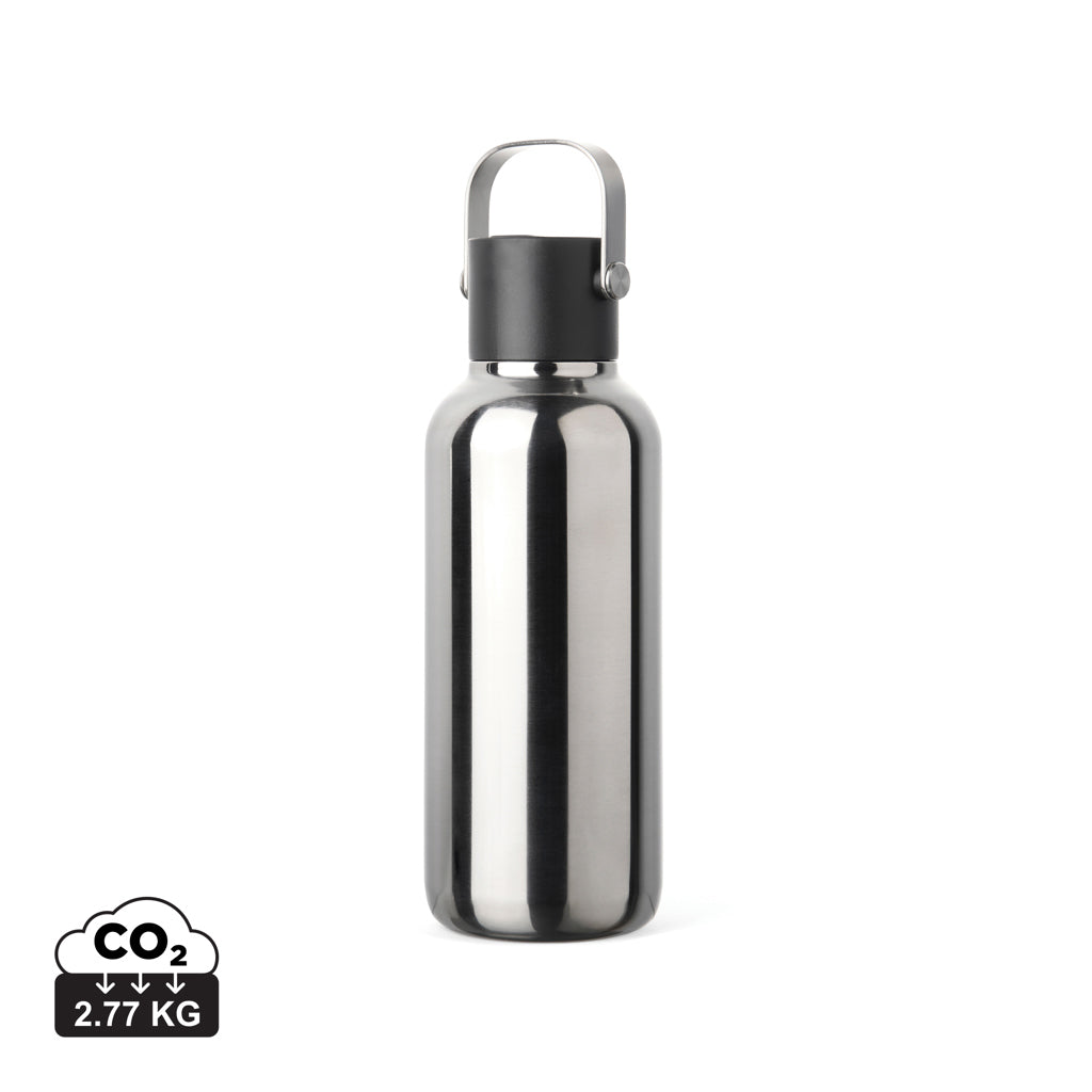 VINGA Cael RCS Stainless-Steel Trinkflasche 600ml – Silbergrau