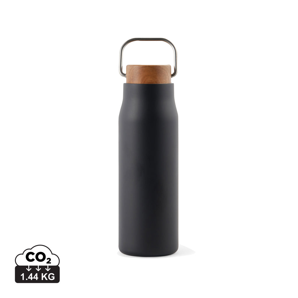 VINGA Ciro RCS recycelte Vakuumflasche 300ml – schwarz