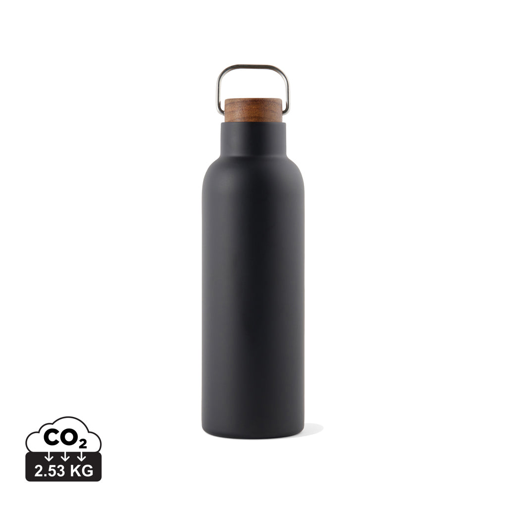 VINGA Ciro RCS recycelte Vakuumflasche 800ml – schwarz