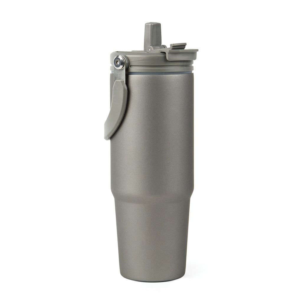VINGA Eos Trek 880ml Flasche aus RCS rec. Stainless-Steel – grau