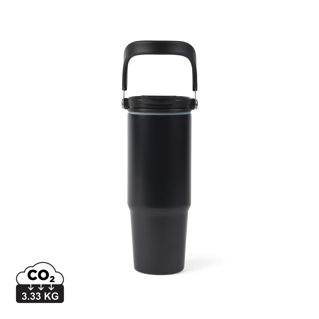 VINGA Eos Trek 880ml Flasche aus RCS rec. Stainless-Steel – schwarz