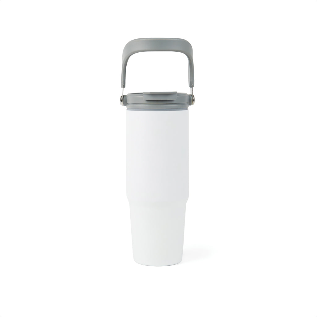 VINGA Eos Trek 880ml Flasche aus RCS rec. Stainless-Steel – weiß