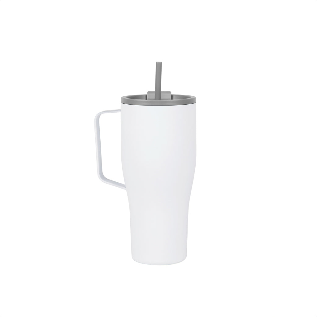 VINGA Eos Voyager 800ml Flasche aus RCS rec. Stainless-Steel – weiß