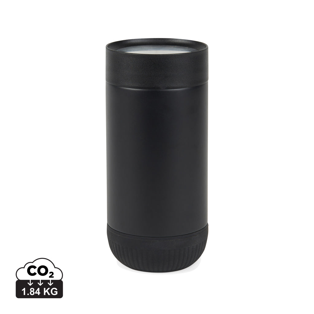 VINGA Erie 350ml Becher aus RCS rec. Stainless-Steel – schwarz