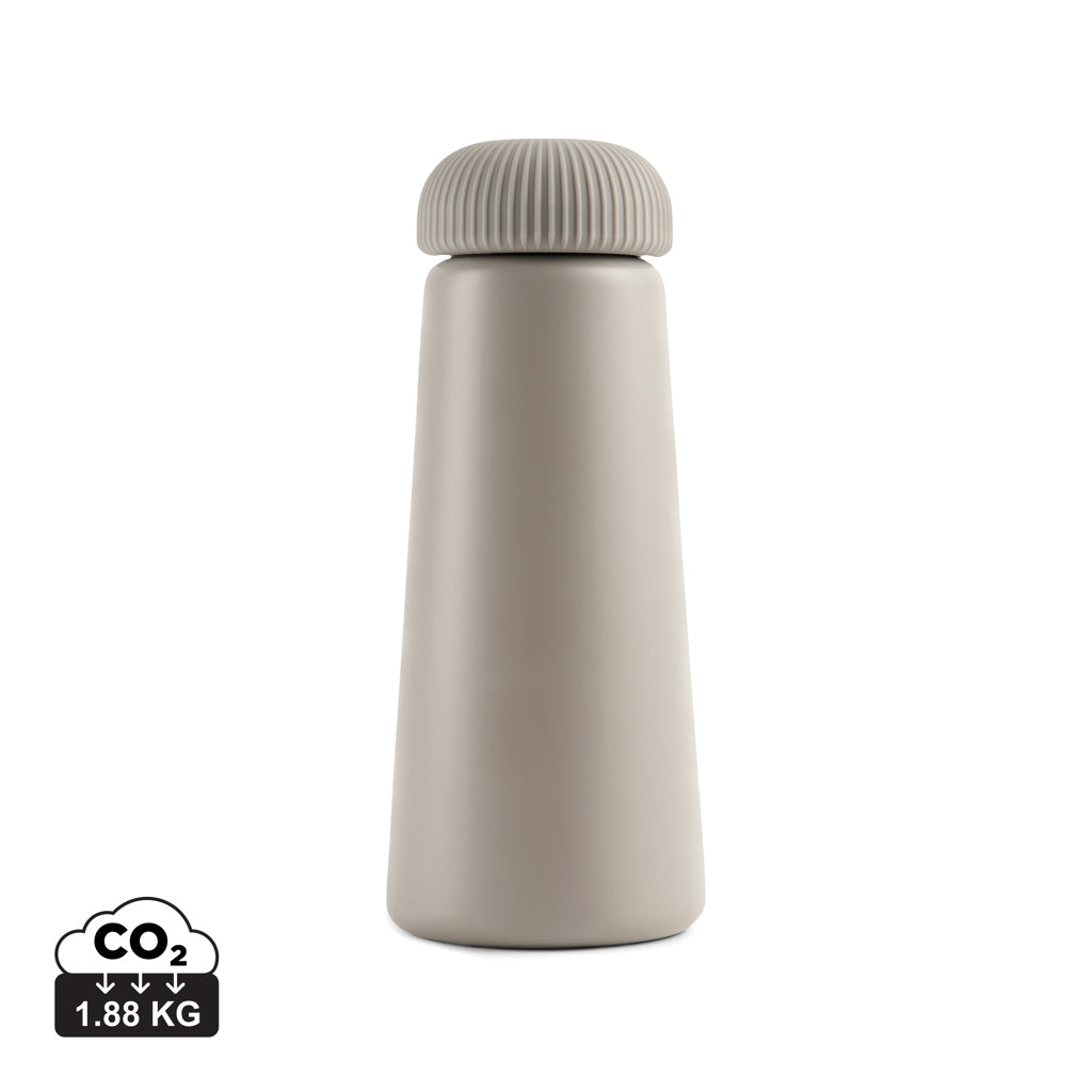 VINGA Erie 450ml Vakuumflasche aus RCS recyceltem Stahl – grau