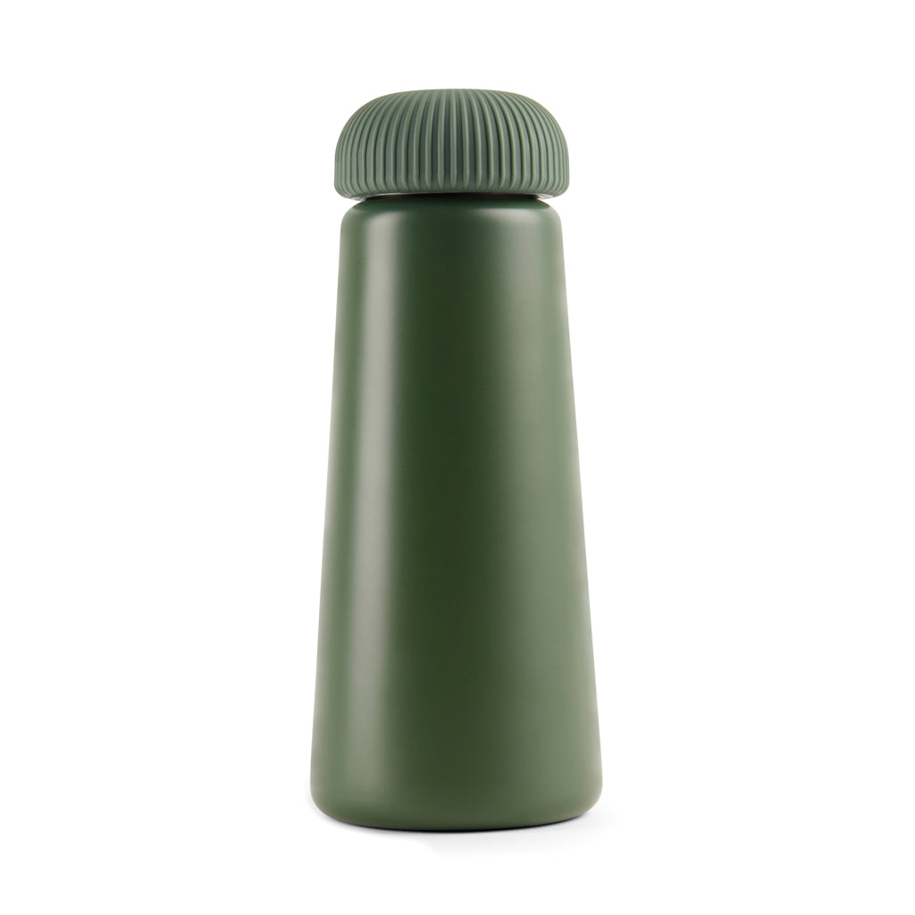 VINGA Erie 450ml Vakuumflasche aus RCS recyceltem Stahl – grün