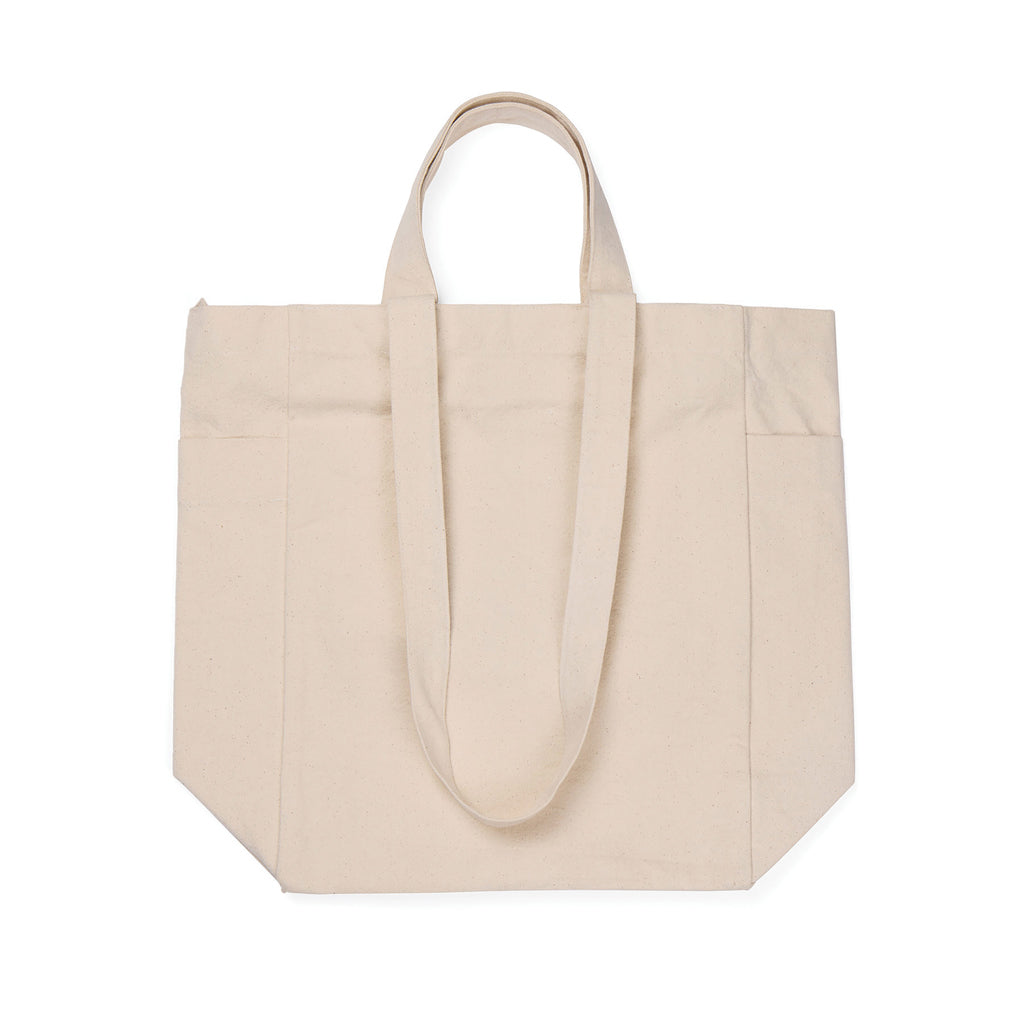 VINGA Hilo AWARE™ Tasche mit Reißverschluss aus rec. Canvas – off white