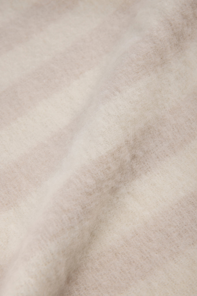VINGA Lioro Decke aus GRS Wollmischung – beige