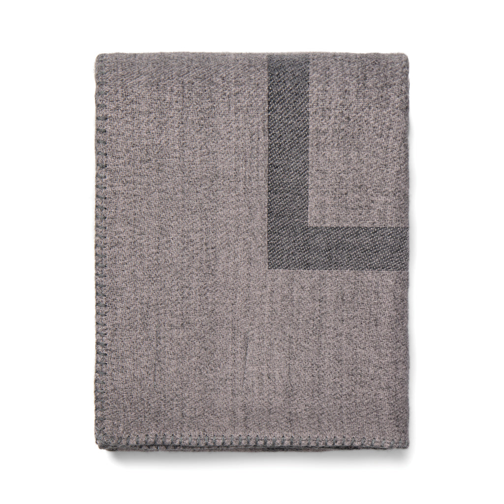 VINGA Monogram GRS Decke – grau