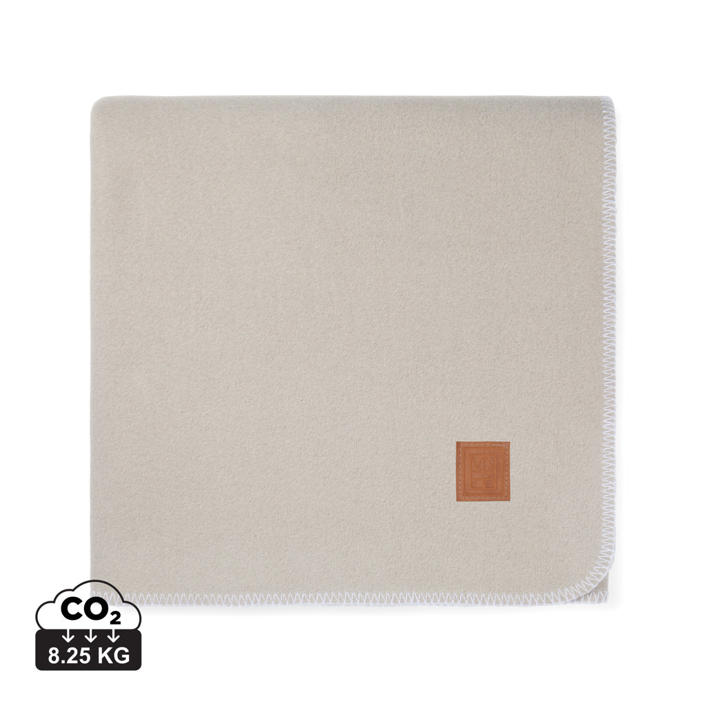 VINGA Moulton Decke aus GRS rPET – beige