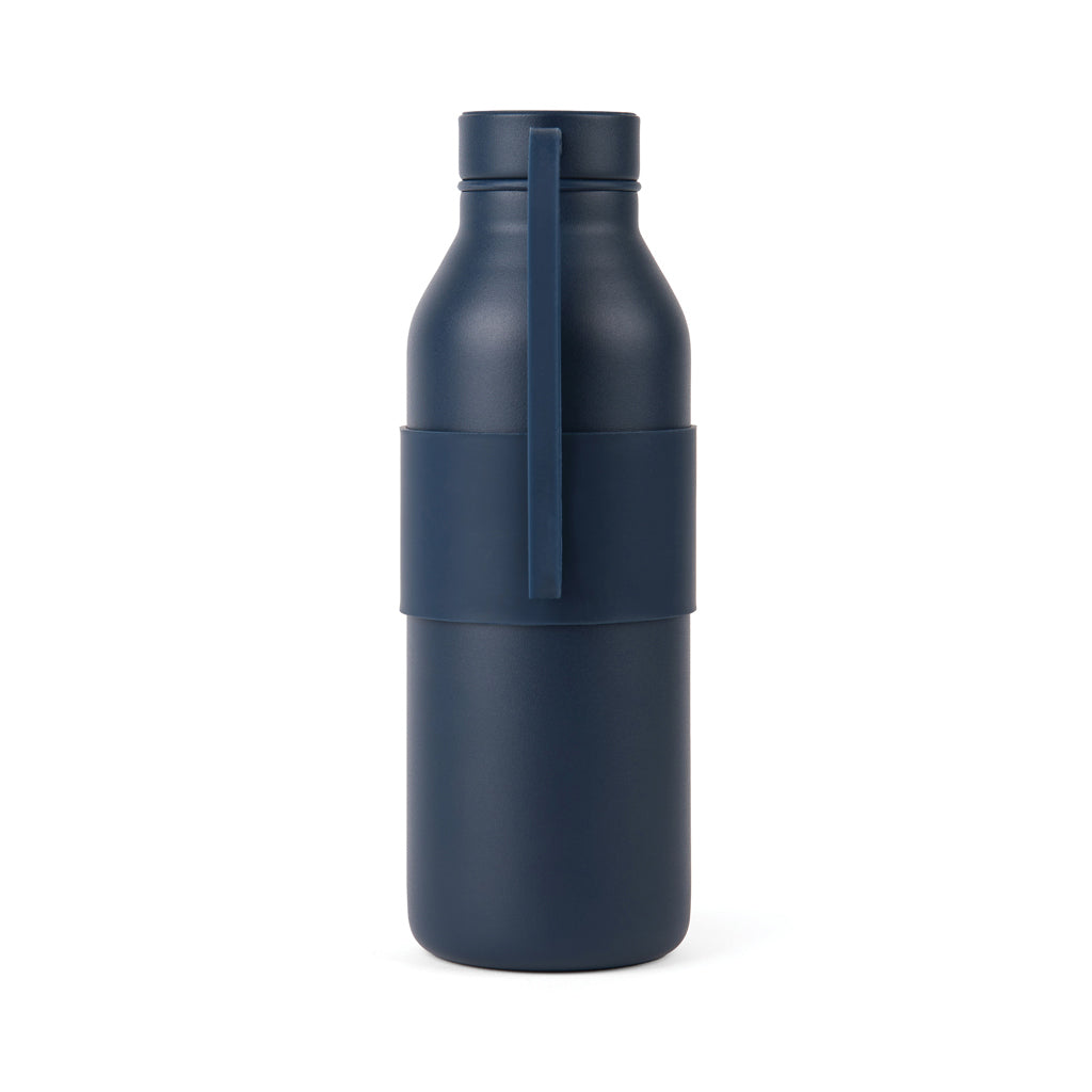 VINGA Niro RCS Stainless-Steel Sling Flasche 500ml – navy blau