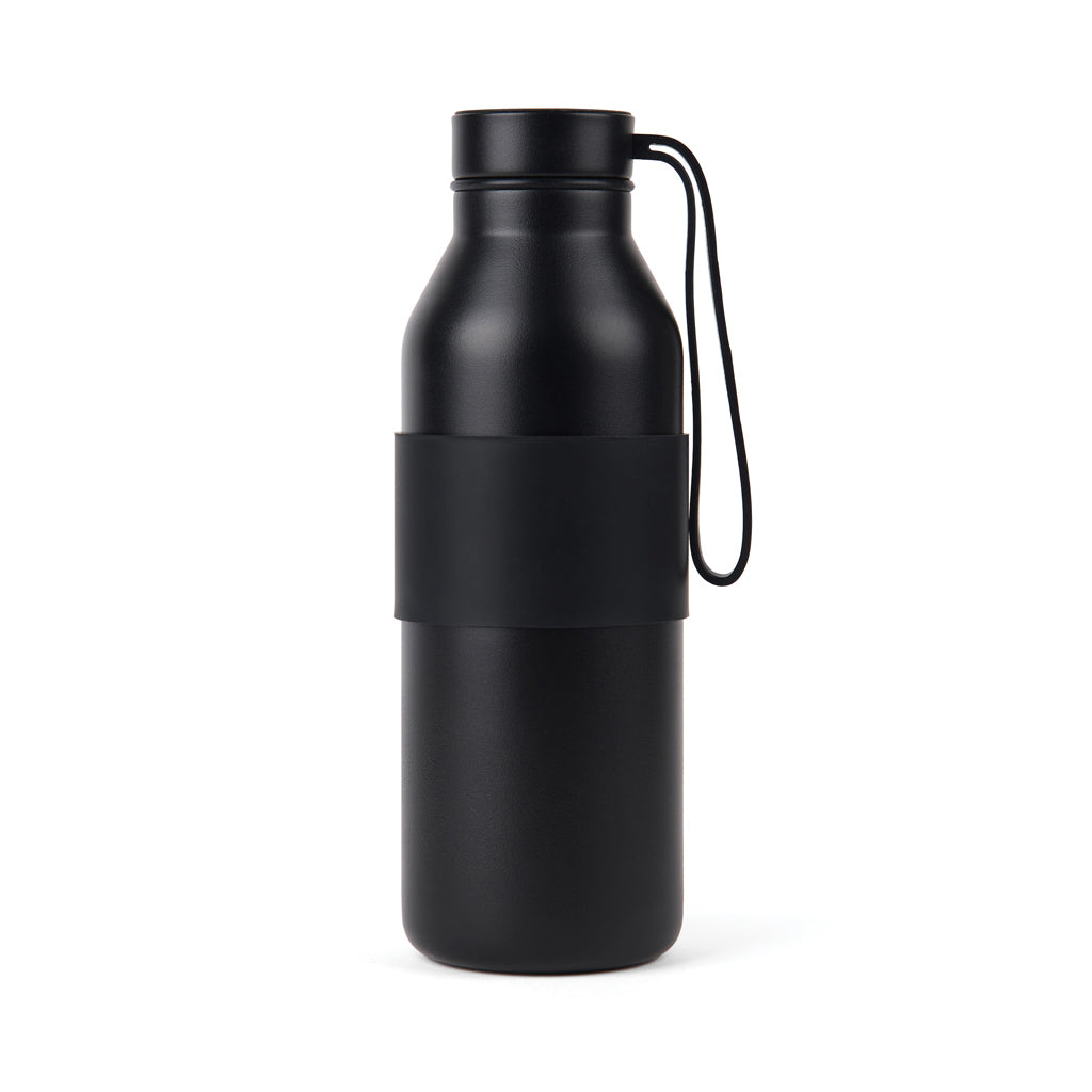VINGA Niro RCS Stainless-Steel Sling Flasche 500ml – schwarz
