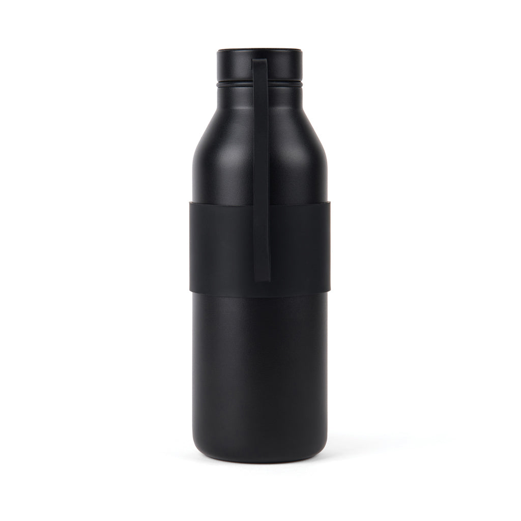 VINGA Niro RCS Stainless-Steel Sling Flasche 500ml – schwarz