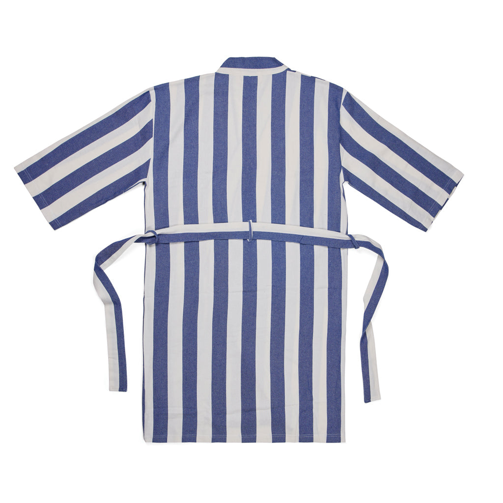 VINGA Ornos GRS Hamam-Bademantel L/XL – blau