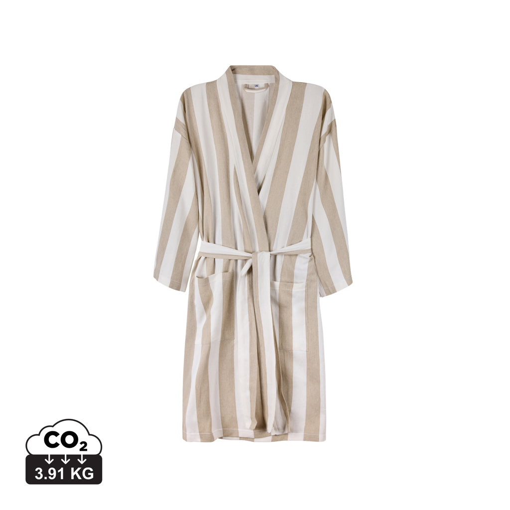 VINGA Ornos GRS Hamam-Bademantel S/M – beige