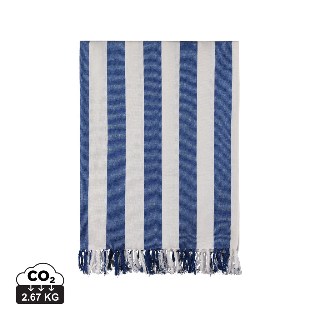 VINGA Ornos GRS Hamamtuch – blau