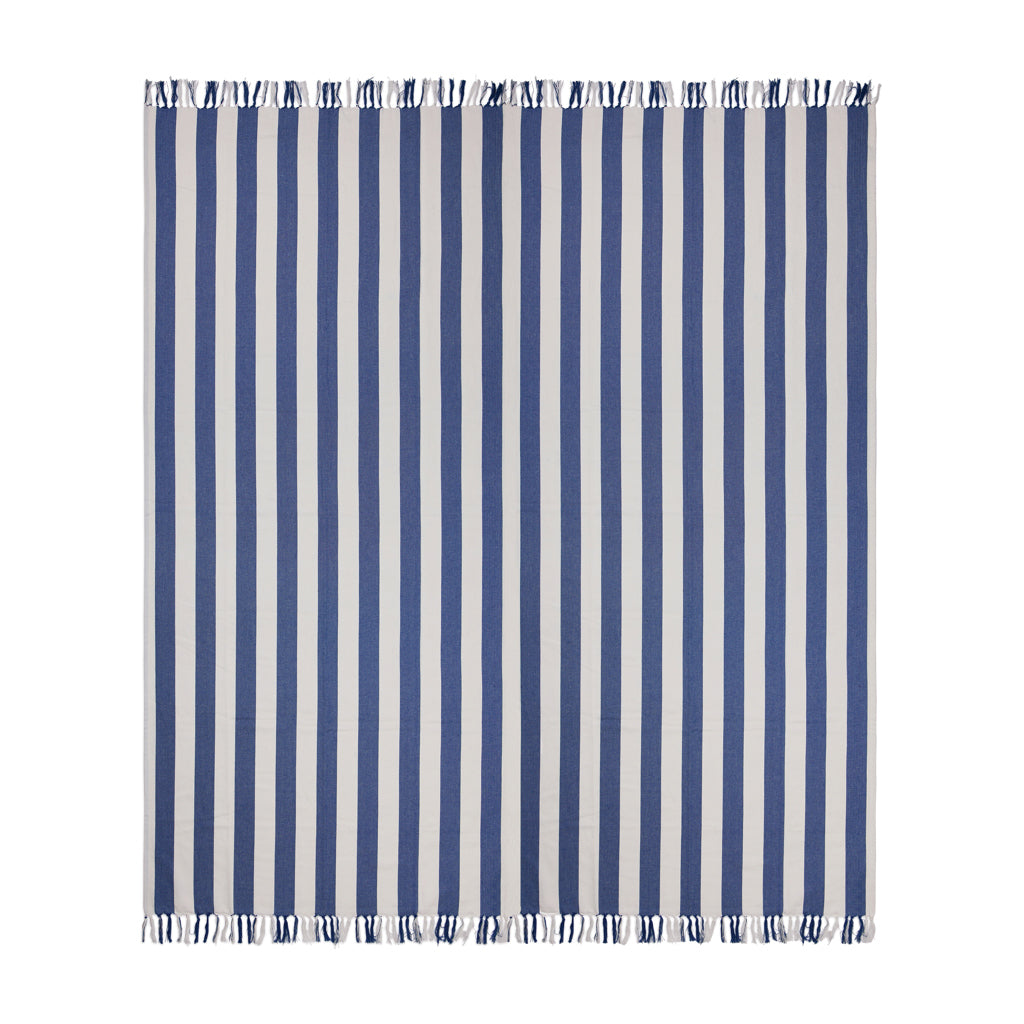 VINGA Ornos GRS Hammam-Familien-Tuch – blau