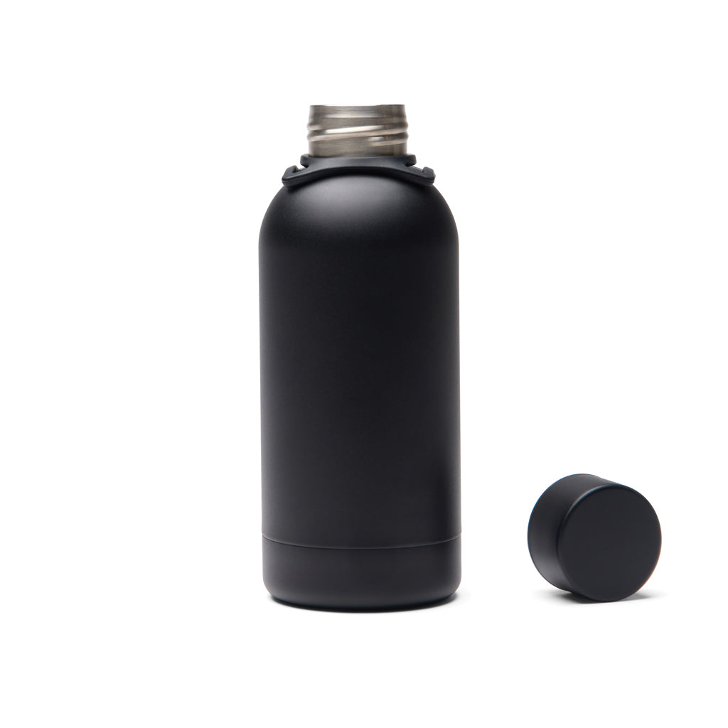 VINGA Parks Flasche aus RCS rec. Stainless-Steel, 400ml – schwarz