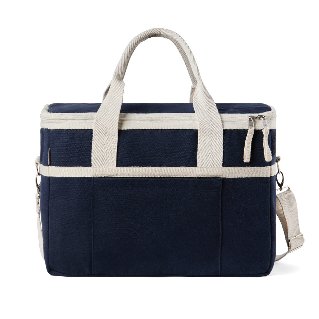 VINGA Volonne AWARE™ Kühlkorb aus recyceltem Canvas – blau