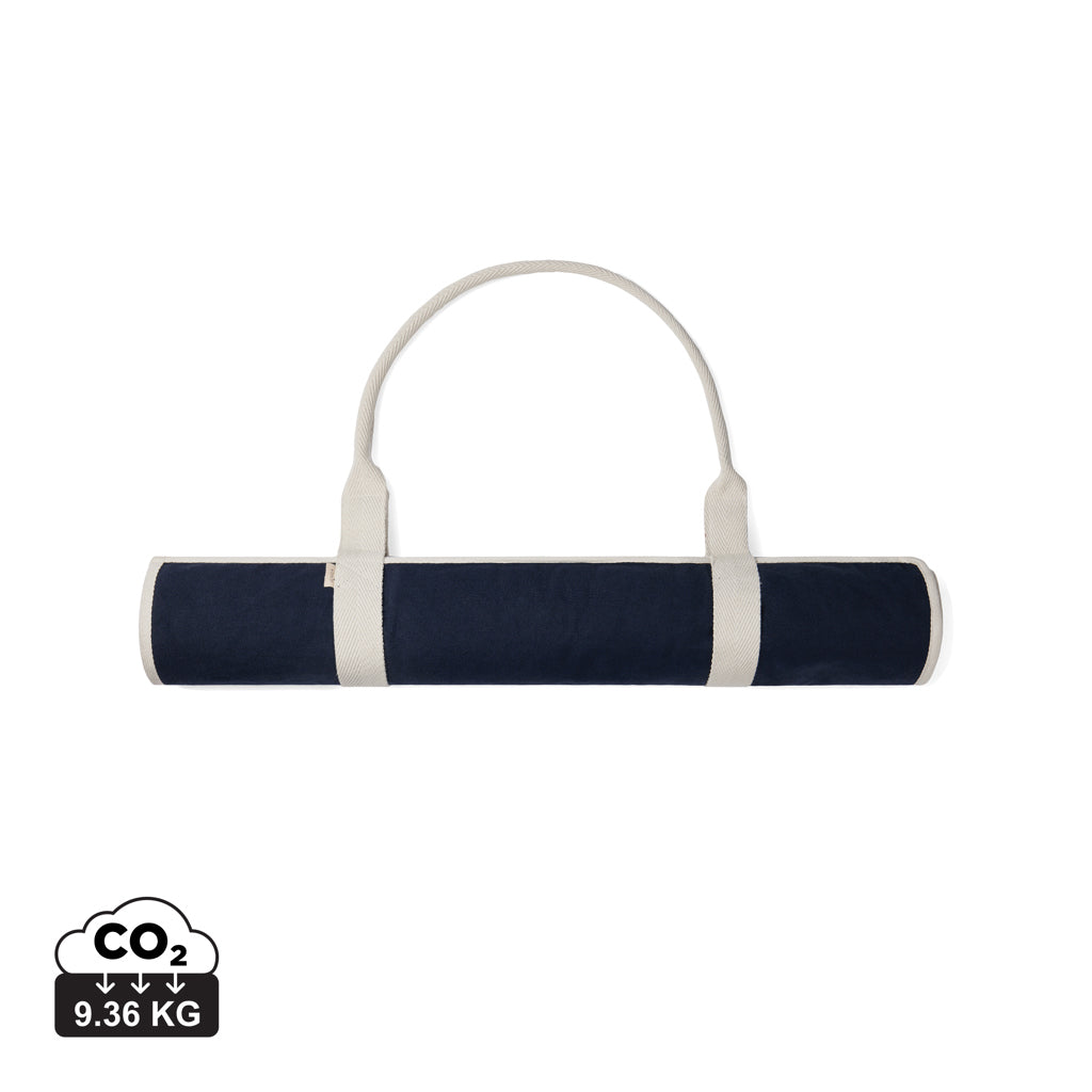 VINGA Volonne AWARE™ Strandmatte aus recyceltem Canvas – blau