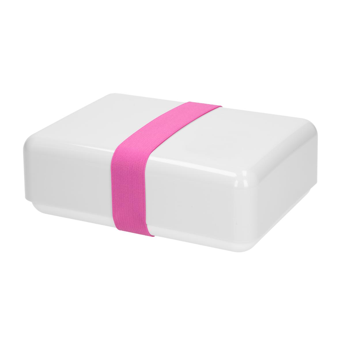 Vorratsdose „Match“ – Weiß / Rosa