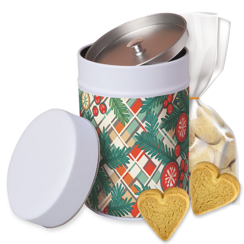 Weihnachtsgebäck in der Metalldose – Butter Herzen, ca. 100 g