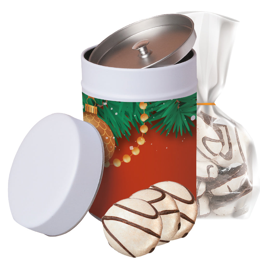 Weihnachtsgebäck in der Metalldose – Schoko Pfeffernuss, ca. 100 g