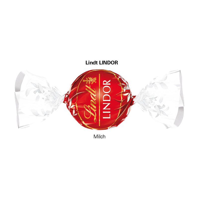 Werbekarte Visitenkartenformat Schokolade Lindt