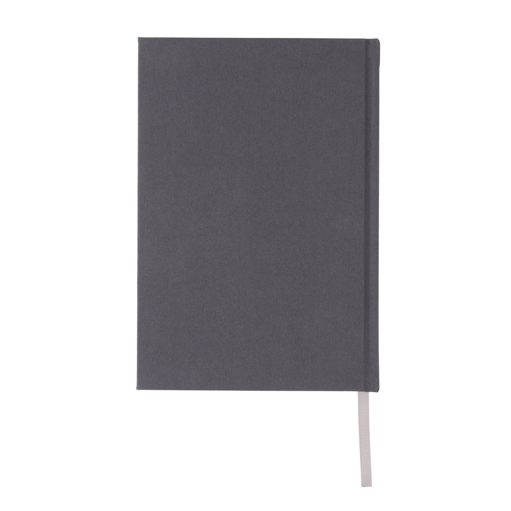 Words GRS zertifiziertes RPET & Kraft Notizbuch A5 – grau