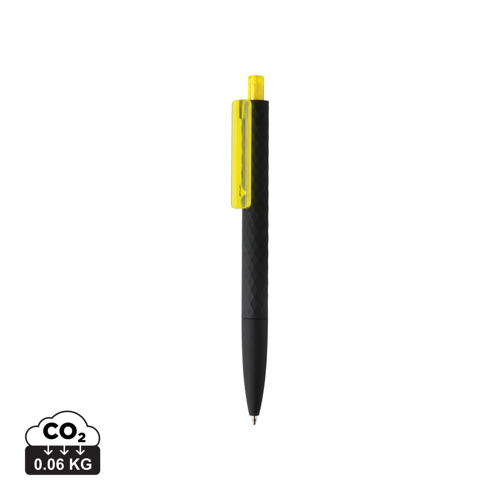 X3-Black mit Smooth-Touch aus RCS recyceltem ABS – gelb