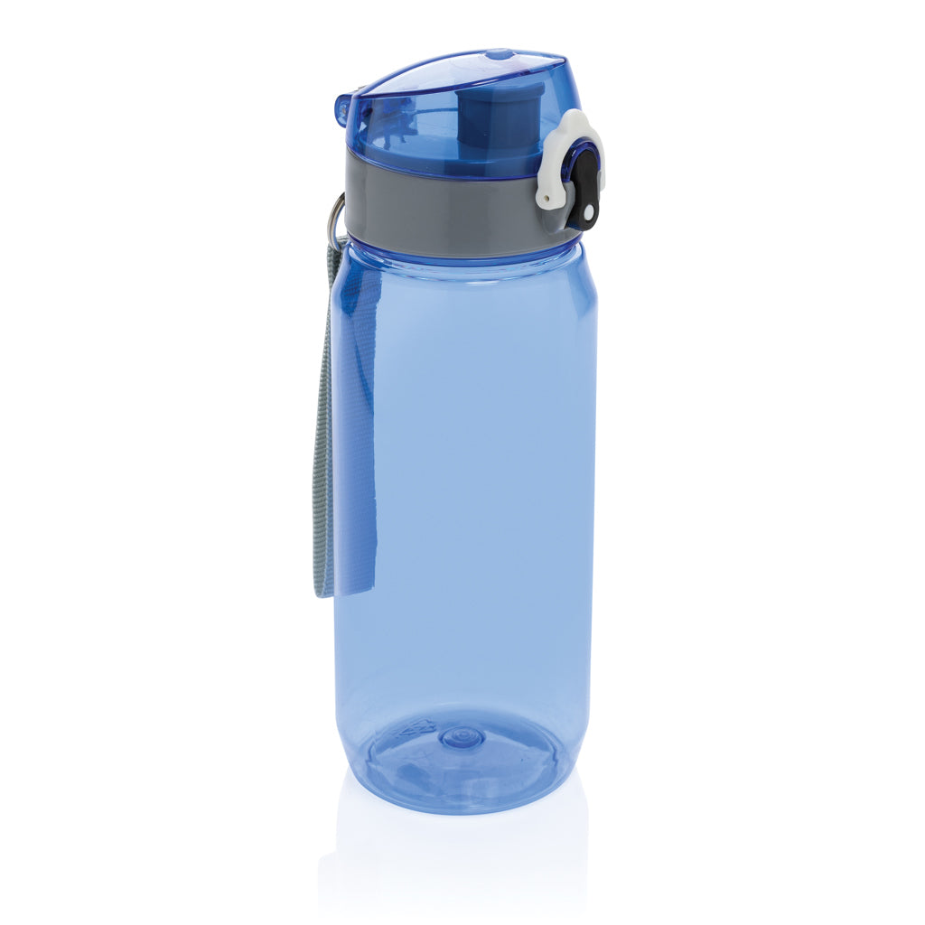 Yide RCS rPET verschließbare Wasserflasche 600ml – blau