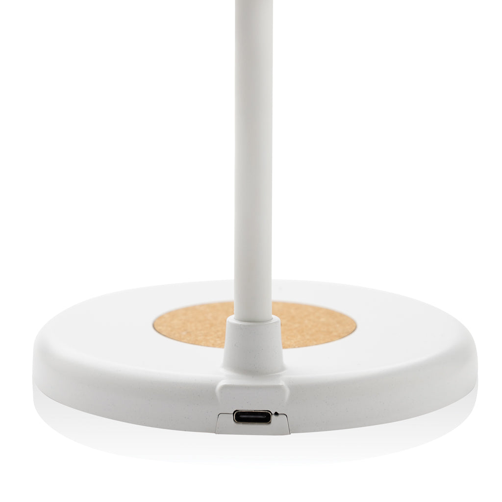 Zenara 15W Schreibtischlampe aus RCS rec. Plastik & Kork
